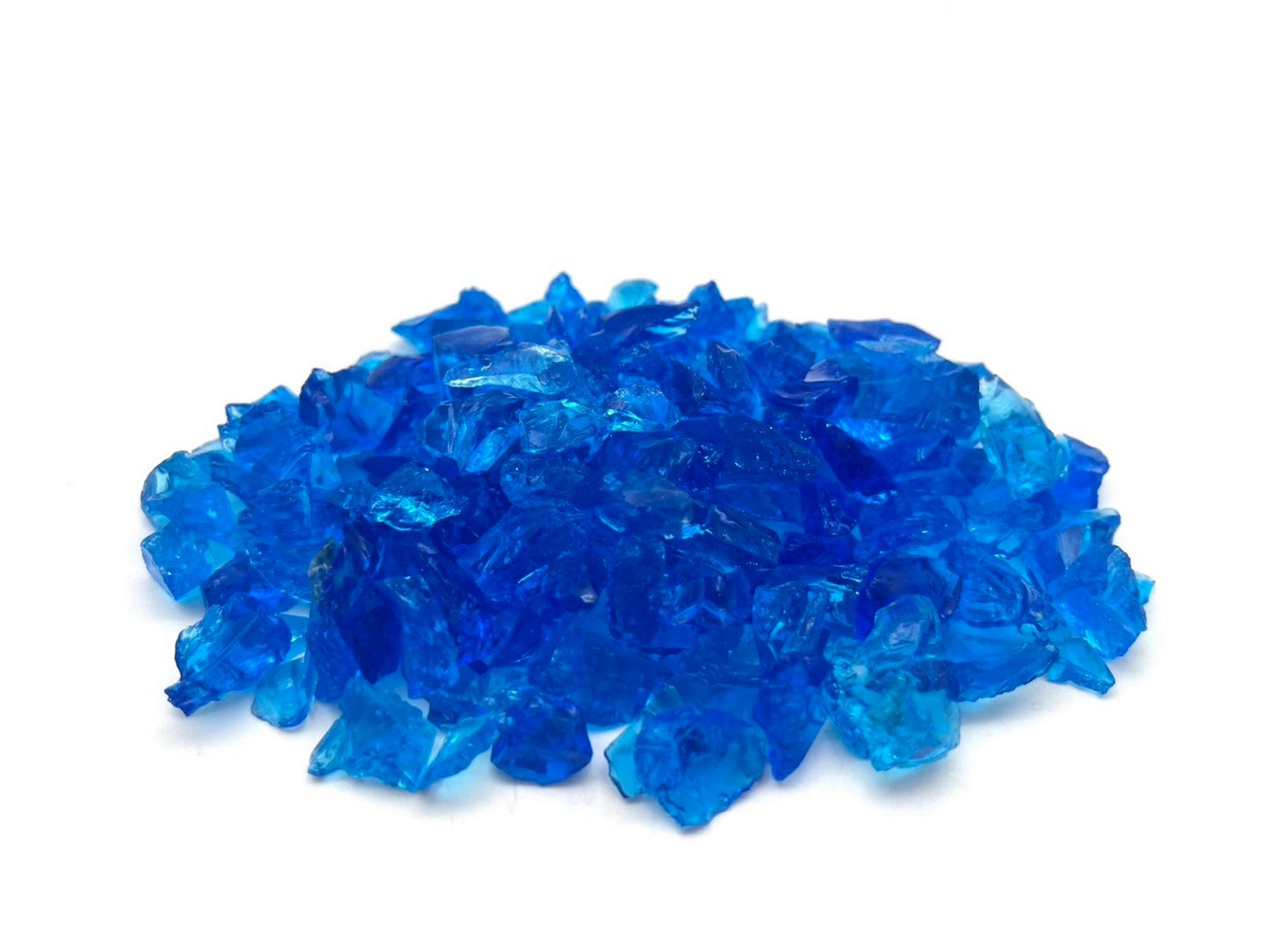 ガラス骨材 アイスブルー(水色) 6~12mm 1kg(送料込み)