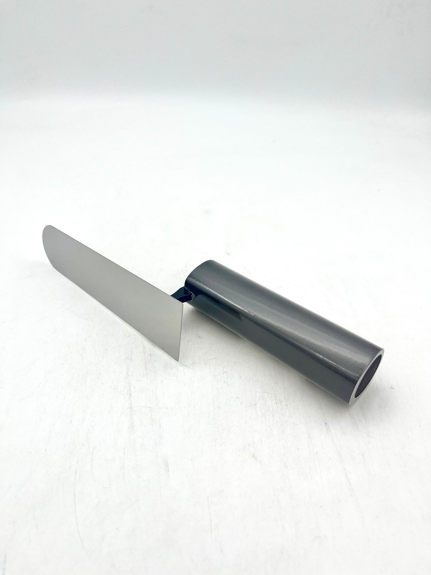 カネミツ ステンレス 元首 先丸型 ミニ鏝 (120mm)