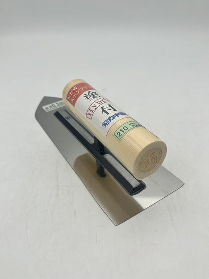 カネミツ Hybrid NEWステンプラスター 塗付鏝 (板厚0.3mm、210mm)