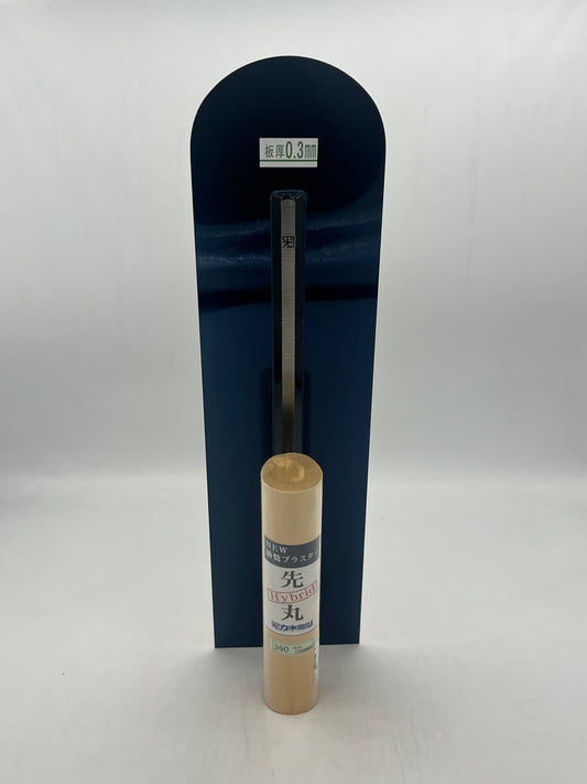 カネミツ Hybrid NEW油焼プラスター 先丸鏝 (板厚0.3mm、390mm)