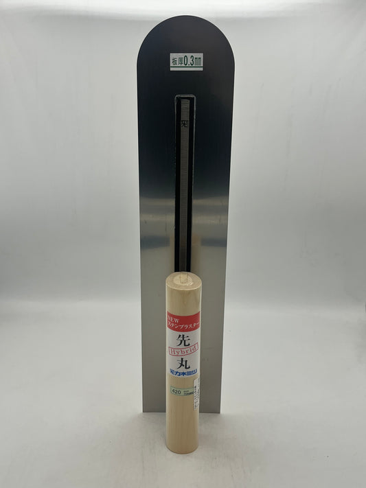カネミツ Hybrid NEWステンプラスター 先丸鏝 (板厚0.3mm、420mm)