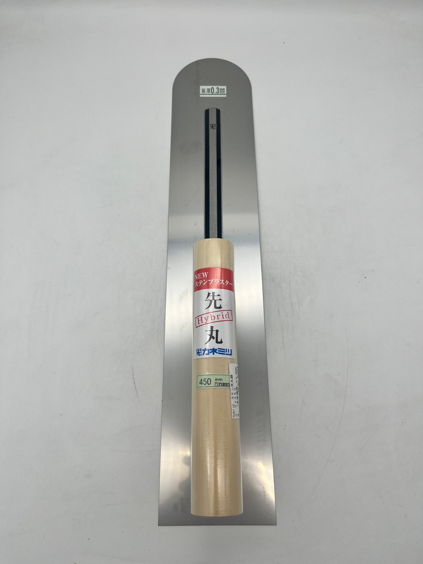 カネミツ Hybrid NEWステンプラスター 先丸鏝 (板厚0.3mm、450mm)