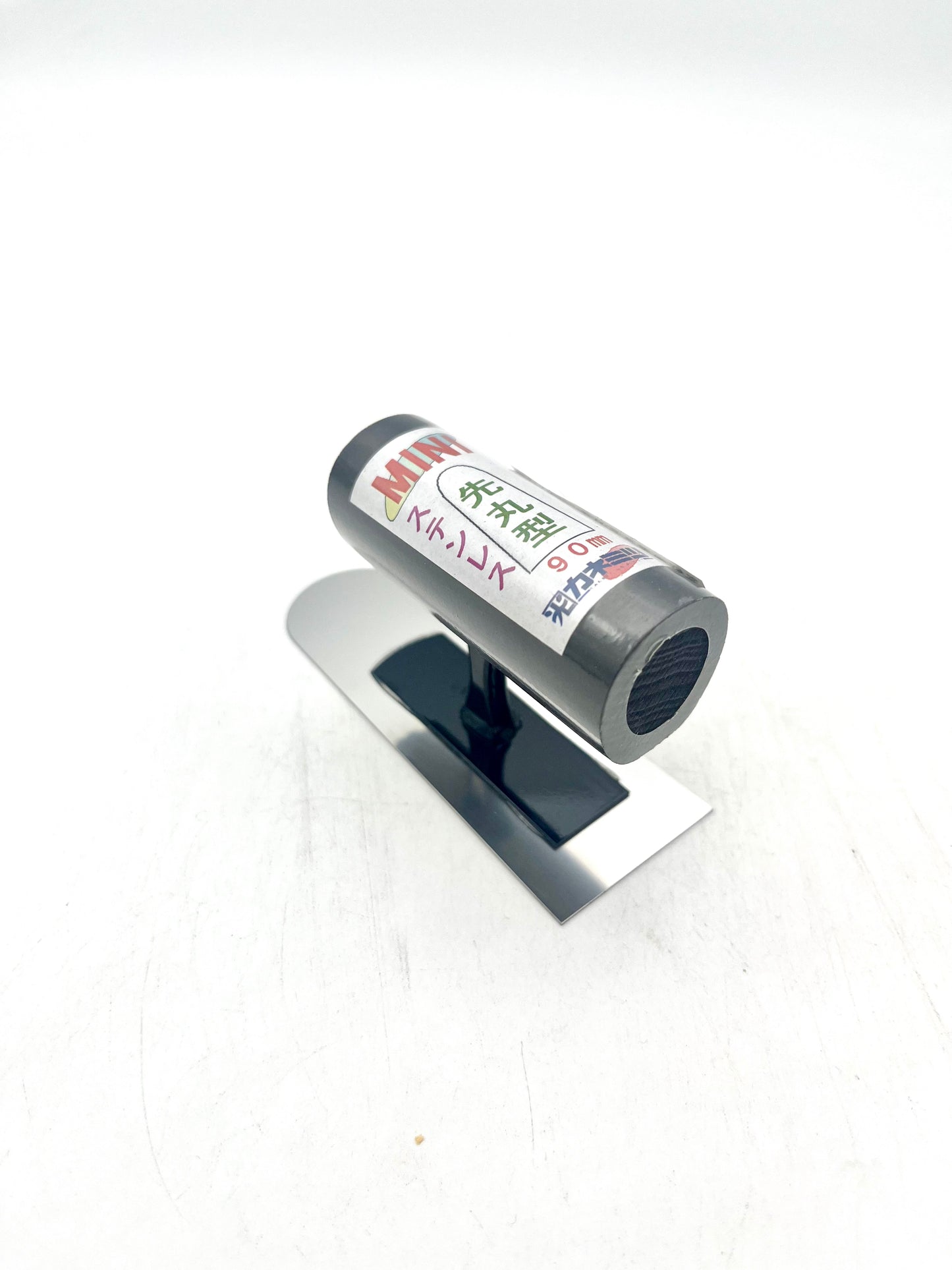 カネミツ ステンレス 中首 先丸型 ミニ鏝 (90mm)
