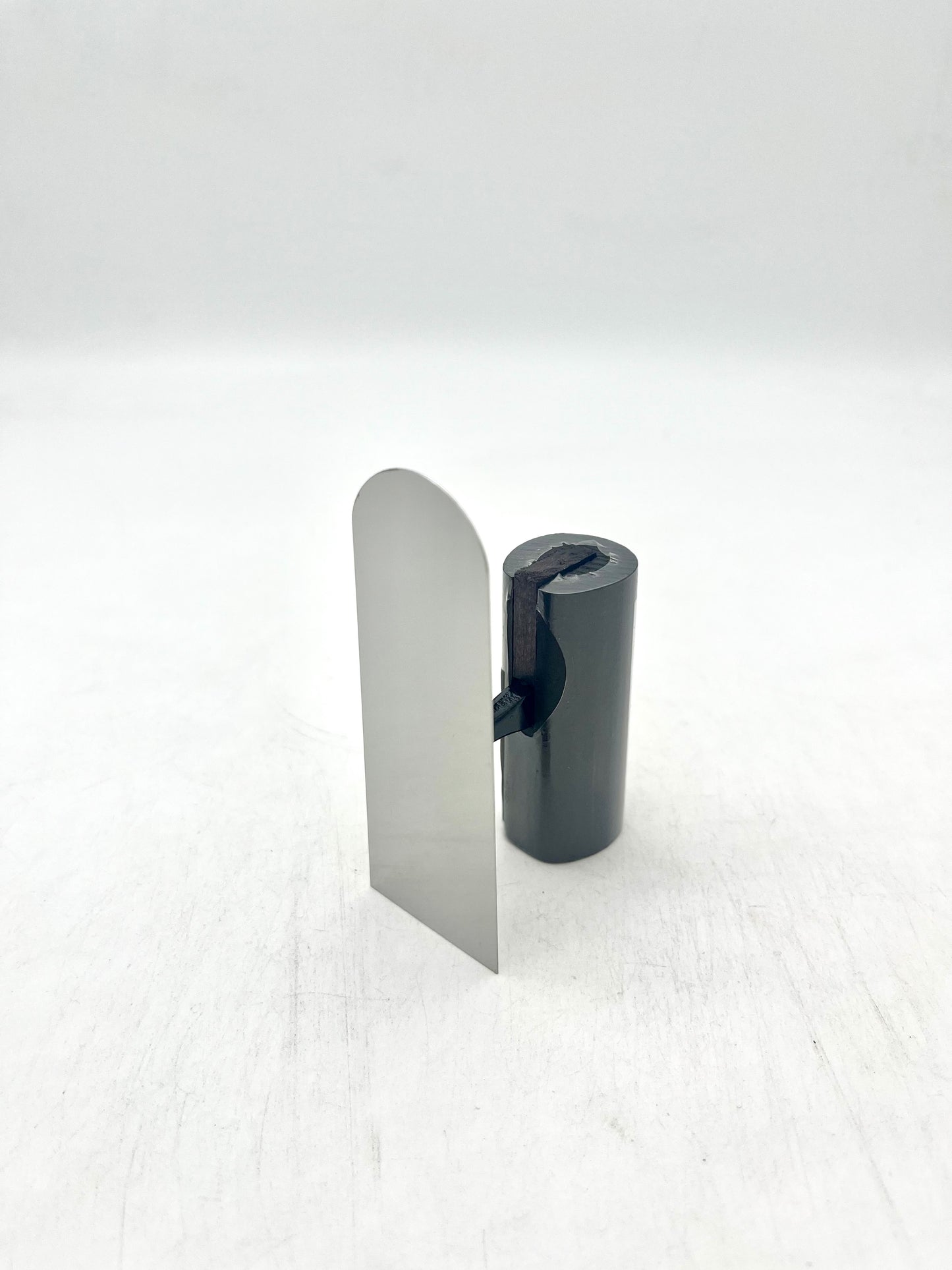 カネミツ ステンレス 中首 先丸型 ミニ鏝 (90mm)