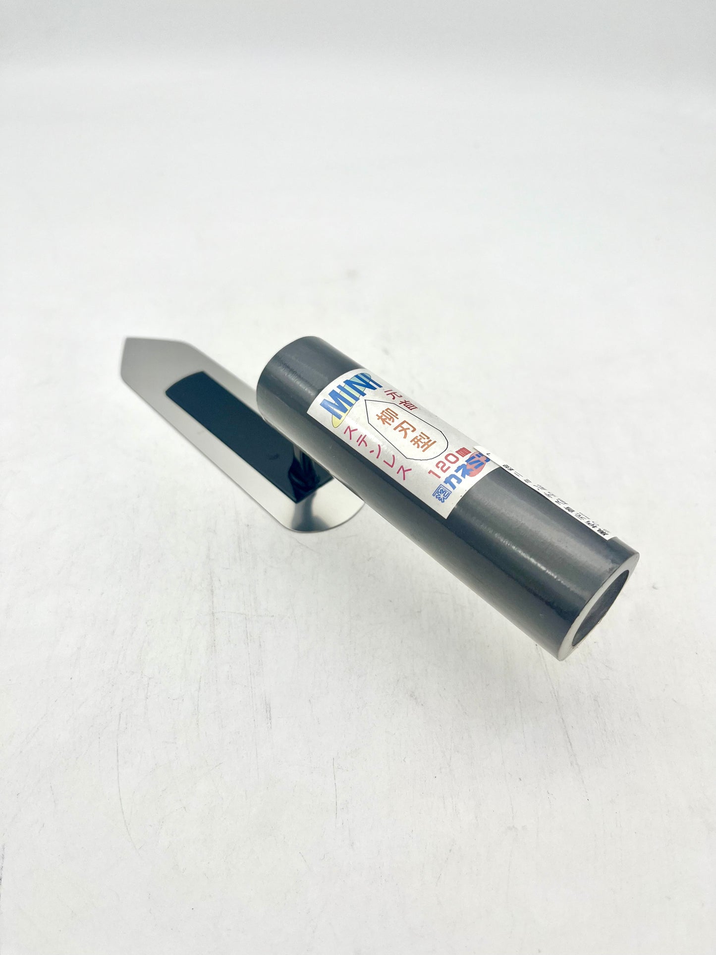 カネミツ ステンレス 元首 柳刃型 ミニ鏝 (120mm)