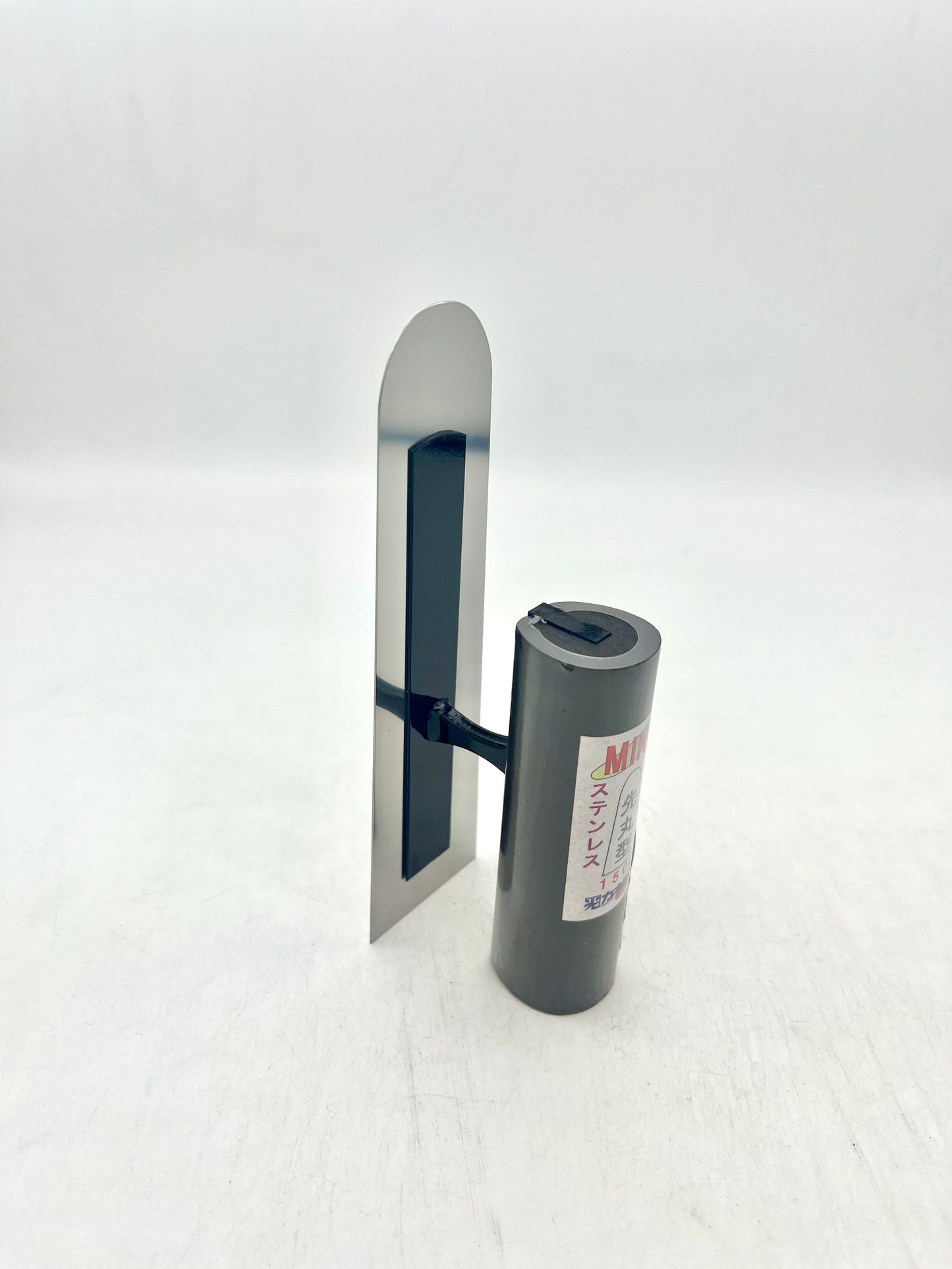 カネミツ ステンレス 中首 先丸型 ミニ鏝 (150mm)