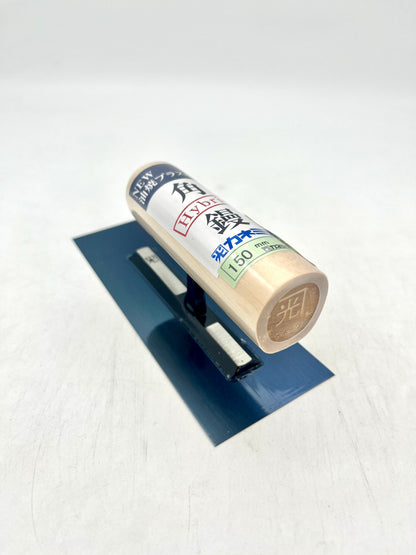 カネミツ Hybrid NEW油焼プラスター 角鏝 (板厚0.3mm 150mm)