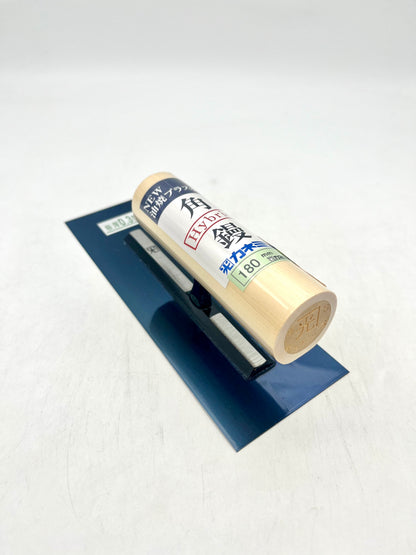 カネミツ Hybrid NEW油焼プラスター 角鏝 (板厚0.3mm 180mm)