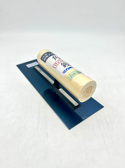カネミツ Hybrid NEW油焼プラスター 角鏝 (板厚0.5mm 210mm)