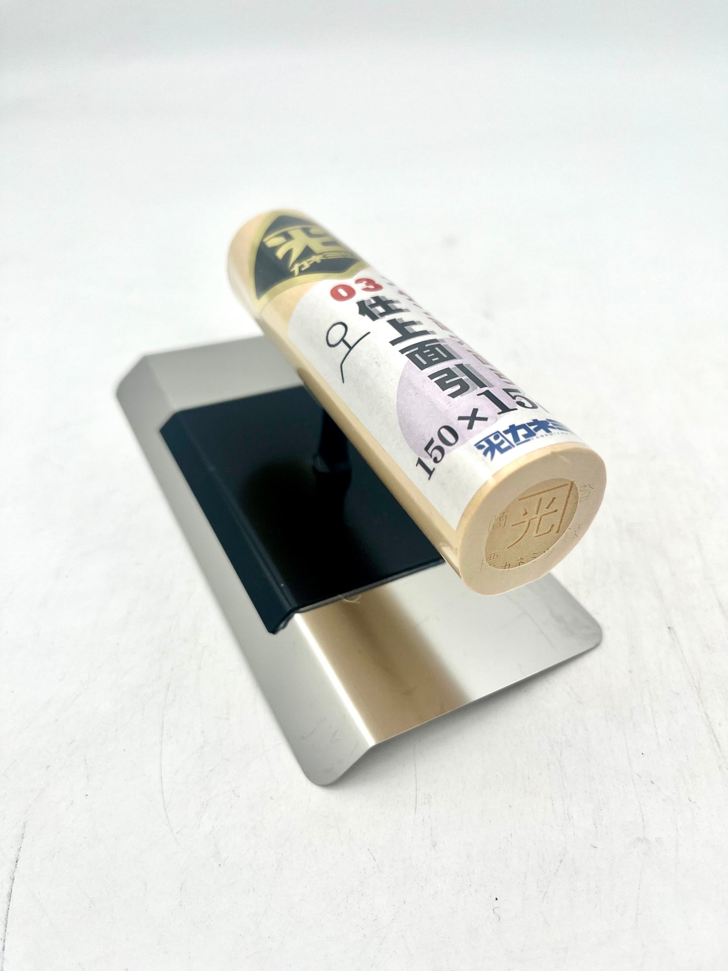 カネミツ ステンレス 仕上面引鏝 (厚み0.3mm 面木面引 150mm×15mm)