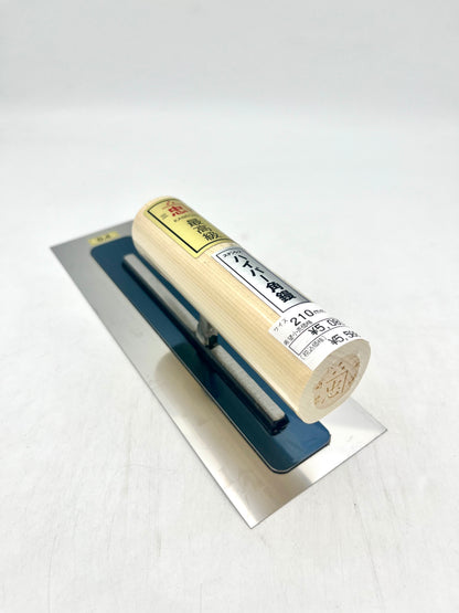 関忠 ステンレス ハイパー角鏝 (角型 0.4mm厚 210mm)